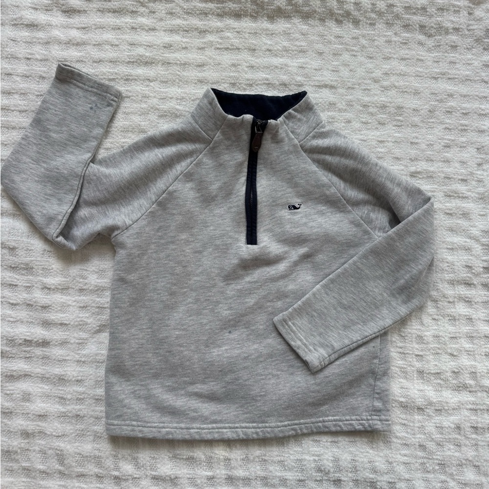 Vineyard Vines Navy and Light Gray Shirt